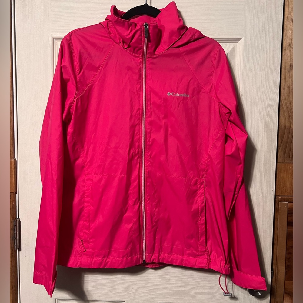 Columbia Pink Windbreaker